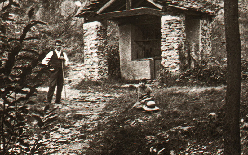 Cossogno_La Cappella della Cresta negli anni '20 - Archivio Ass. Le Ruenche