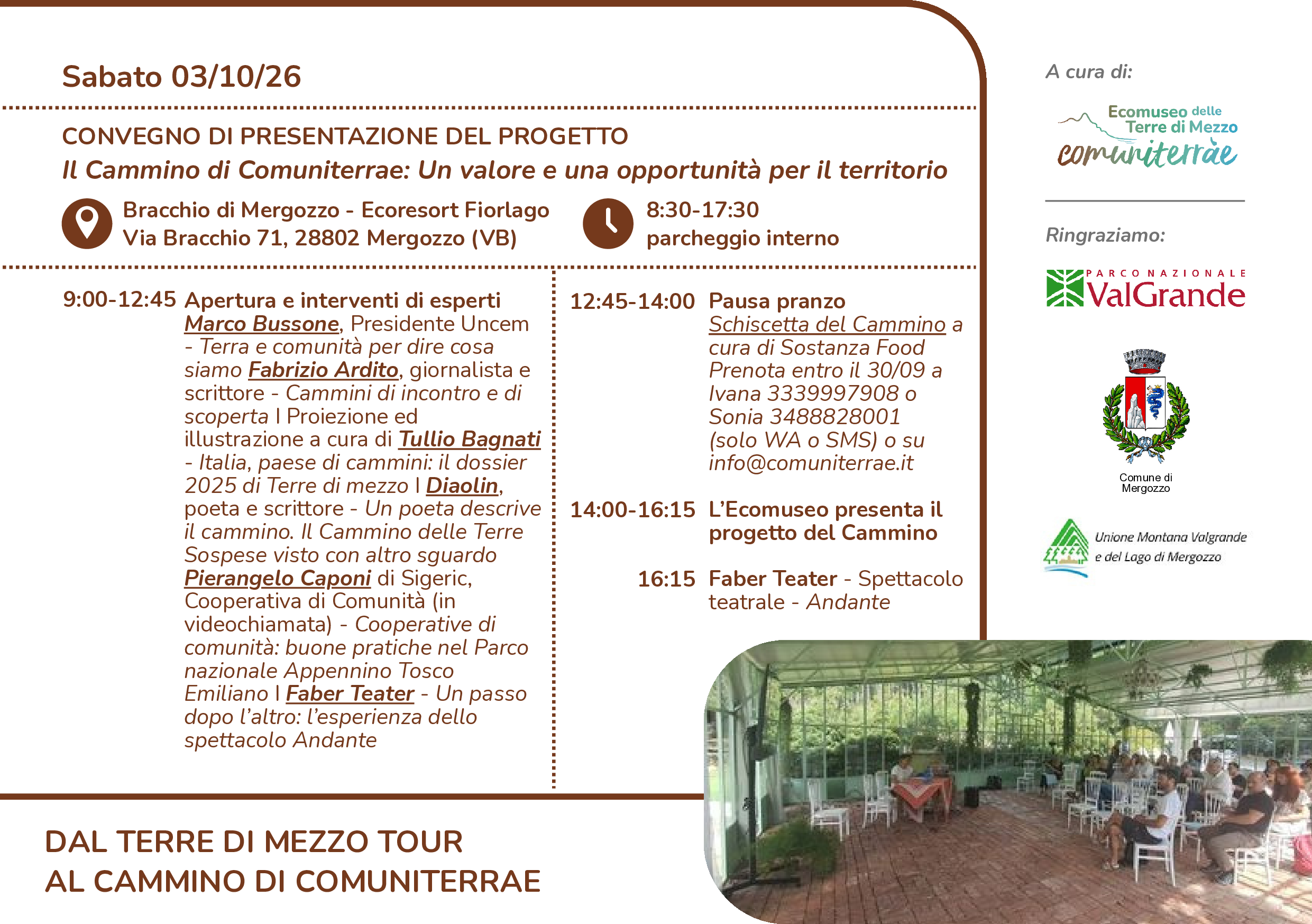 Convegno Cammino di Comuniterrae